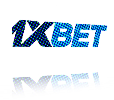 Логотип 1xbet в зеркале