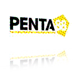 Логотип Penta 88 в зеркале